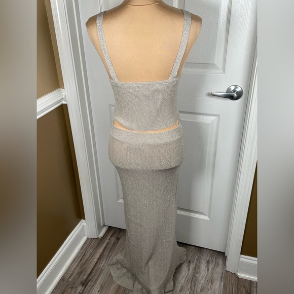 House of Harlow 1960 Metallic Skirt Set NWT Small - Picture 11 of 15